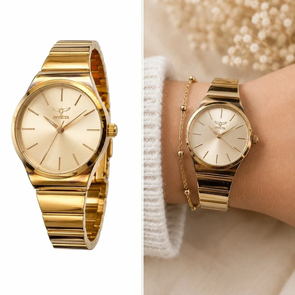 Invicta Celestial I by Invicta Women's Watch Gold 27mm Dress Watch NEW